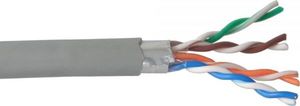 Przewód InLine InLine Solid Kabel instalacyjny F/UTP Cat.5e AWG24 CU PVC 100m 1
