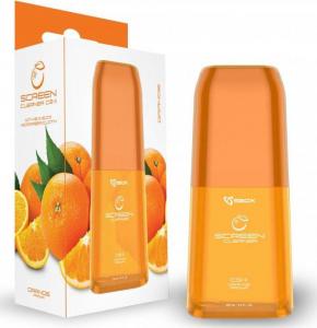 Sbox Zestaw czyszczący płyn + ściereczka do ekranów pomarańczowy (CS-11O) 2