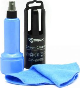 Sbox Zestaw czyszczący płyn + ściereczka do ekranów niebieski (CS-5005B) 2