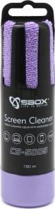 Sbox Zestaw czyszczący płyn + ściereczka do ekranów fioletowy (CS-5005U) 1