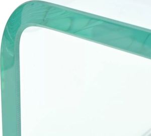 vidaXL Podstawka pod monitor / telewizor szklana przeźroczysta (244126) 5