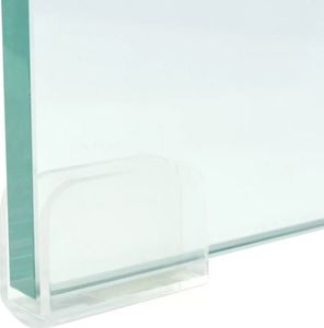 vidaXL Podstawka pod monitor / telewizor szklana przeźroczysta (244127) 4