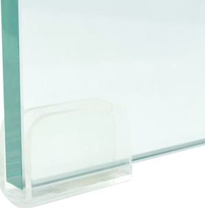 vidaXL Podstawka pod monitor / telewizor szklana przeźroczysta (244130) 4