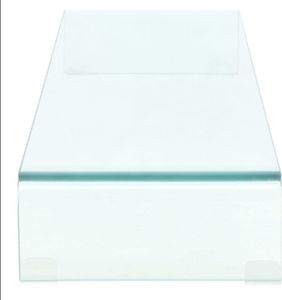 vidaXL Podstawka pod monitor szklana 110x30x13 (244132) 3