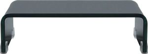 vidaXL Podstawka pod monitor / telewizor szklana czarna (244134) 2