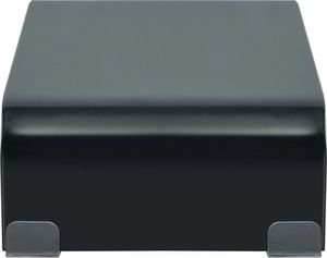 vidaXL Podstawka pod monitor / telewizor szklana czarna (244134) 3