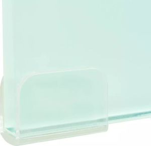 vidaXL Podstawka pod monitor / telewizor szklana biała (244144) 4