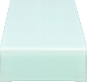 vidaXL Podstawka pod monitor / telewizor szklana biała (244145) 3