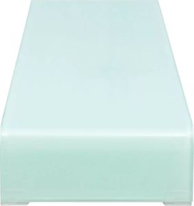 vidaXL Podstawka pod monitor / telewizor szklana biała (244148) 3