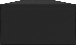 vidaXL Podstawka pod monitor z płyty wiórowej czarny 100x24x13 cm (800334) 5