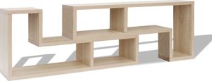 vidaXL Szafki pod TV w kształcie L dębowe 2 szt. 2