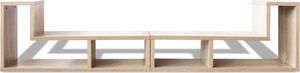 vidaXL Szafki pod TV w kształcie L dębowe 2 szt. 5