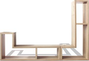 vidaXL Szafki pod TV w kształcie L dębowe 2 szt. 6