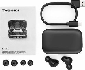 Słuchawki TWS H01 + Powerbank 2000 mAh 3