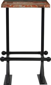 vidaXL 3-częściowy zestaw mebli barowych, drewno z odzysku, kolorowy 5