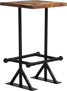 vidaXL 3-częściowy zestaw mebli barowych, drewno z odzysku, kolorowy 6