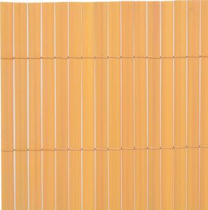 vidaXL Dwustronne ogrodzenie ogrodowe, PVC, 90x300 cm, żółte 3