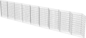 vidaXL Ściana gabionowa z galwanizowanej stali, 630 x 30 x 100 cm 2