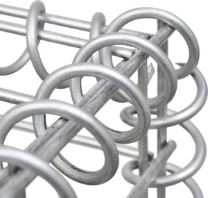 vidaXL Ściana gabionowa z pokrywami, galwanizowana stal, 900x50x200 cm 5