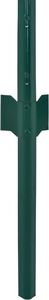 vidaXL Siatka ogrodzeniowa ze słupkami, stal, 25 x 0,5 m, zielony (144608) 4