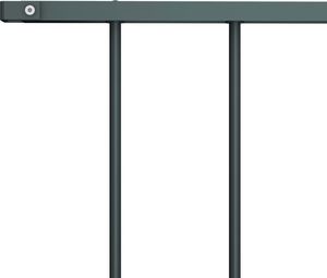 vidaXL Panel ogrodzeniowy, kryta proszkowo stal, 1,7x1,25 m, antracyt 3