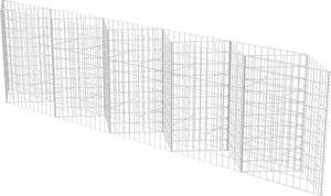 vidaXL Kosz gabionowy, galwanizowana stal, 300x30x100 cm 2