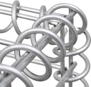 vidaXL Kosz gabionowy, galwanizowana stal, 300x30x100 cm 5