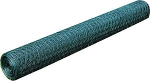 vidaXL Ogrodzenie z siatki, galwanizowane, PVC, 25x0,75 m, zielone 2