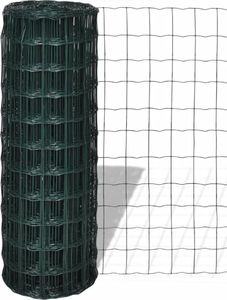 vidaXL Euro ogrodzenie, stalowe, 10 x 0,8 m, zielone 1