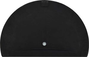 vidaXL Podstawa pod parasol ogrodowy, półokrągła, żywica, 9 kg, czarna 5