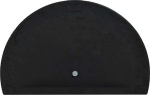 vidaXL Podstawa na parasol ogrodowy, półokrągła, żywica, 15 kg, czarna 5