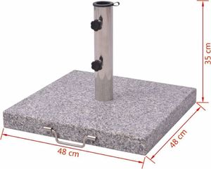 vidaXL Stojak pod parasol ogrodowy (48 cm) 6