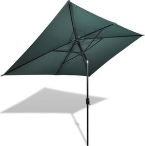 vidaXL Prostokątny parasol ogrodowy, zielony, 200x300 cm 1