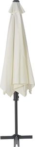 vidaXL Parasol ogrodowy na słupku stalowym, 300 cm, piaskowy 5