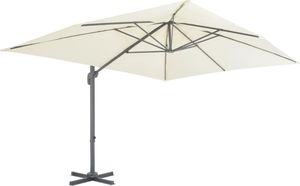 vidaXL Parasol ogrodowy z przenośną podstawą, piaskowy 4