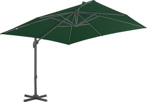 vidaXL Parasol ogrodowy z przenośną podstawą, zielony 4