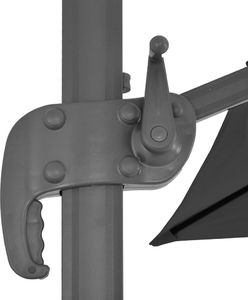 vidaXL Parasol ogrodowy z przenośną podstawą, antracytowy 8