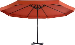 vidaXL Parasol ogrodowy z przenośną podstawą, terakota 3