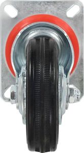 vidaXL 12 skrętnych kółek, 100 mm 5