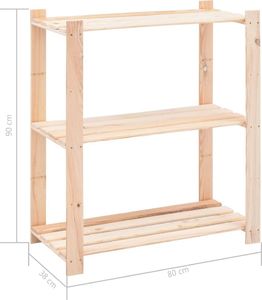 vidaXL Regały z 3 półkami, 10 szt., 80x38x90 cm, 150 kg 8