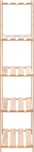 vidaXL Regały z 5 półkami, 2 szt., 80x38x170 cm, sosna FSC, 250 kg 5