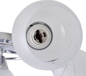 Lampa sufitowa vidaXL Lampa sufitowa ze szkła opalowego dla 5 żarówek E14 4