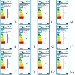 Lampa sufitowa vidaXL Lampa sufitowa ze szkła opalowego dla 5 żarówek E14 5