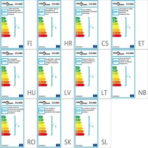 Lampa sufitowa vidaXL Lampa sufitowa ze szkła opalowego dla 5 żarówek E14 6