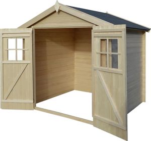 vidaXL Szopa ogrodowa, drewno, 2x2 m, 19 mm 5