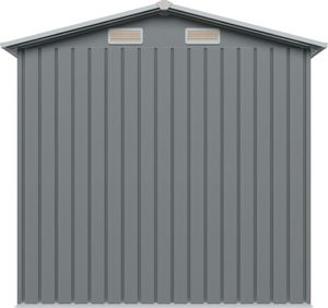 vidaXL Szopa ogrodowa stalowa antracytowa 204x132x186 cm (47028) 7