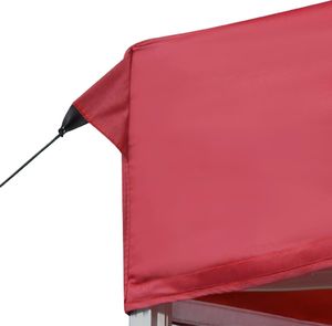 vidaXL Profesjonalny, składany namiot imprezowy, 6 x 3 m, czerwony 7