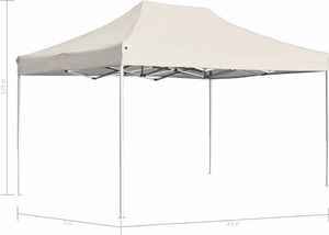 vidaXL Profesjonalny, składany namiot imprezowy, aluminiowy, 4,5 x 3 m 8