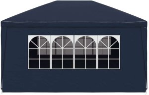 vidaXL Namiot imprezowy, 3 x 4 m, niebieski 4