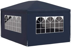vidaXL Namiot imprezowy, 3 x 4 m, niebieski 5